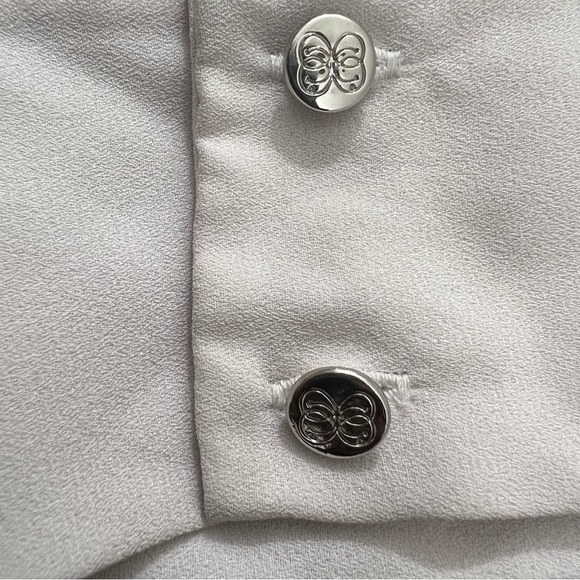 𝅺cece Black and White Velour and Lace Dress - Picture 7 of 12